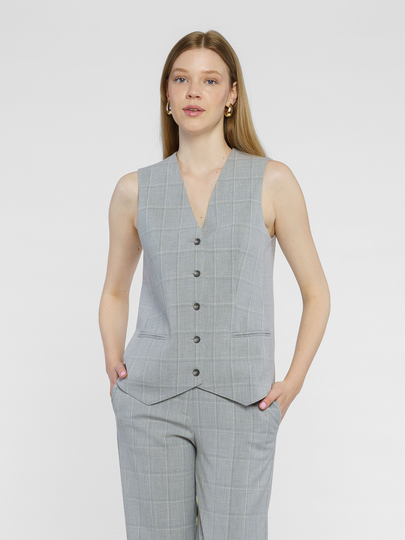 Жилет классический Arber модель W20.01.12.432 Фото