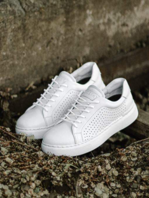 Кеди Legessy модель VINIL_WHITE_PERF Фото