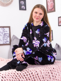 Пижама Носи своє модель 8162-035-kvti-na-chornomu Пижама Носи своє модель 8162-035-kvti-na-chornomu Фото