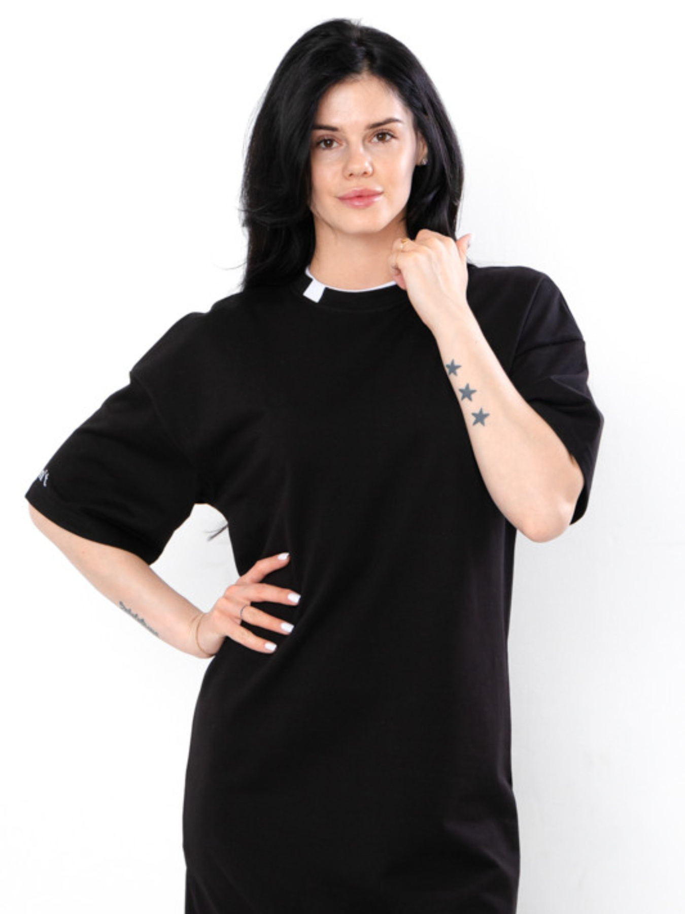 Платье миди Носи своє модель 3377-057-33-chornij Фото