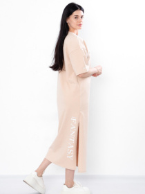 Платье миди Носи своє модель 3377-057-33-kremovij Фото