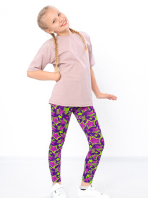 Легінси Носи своє модель 6000-043-zrki-na-foletovomu Фото