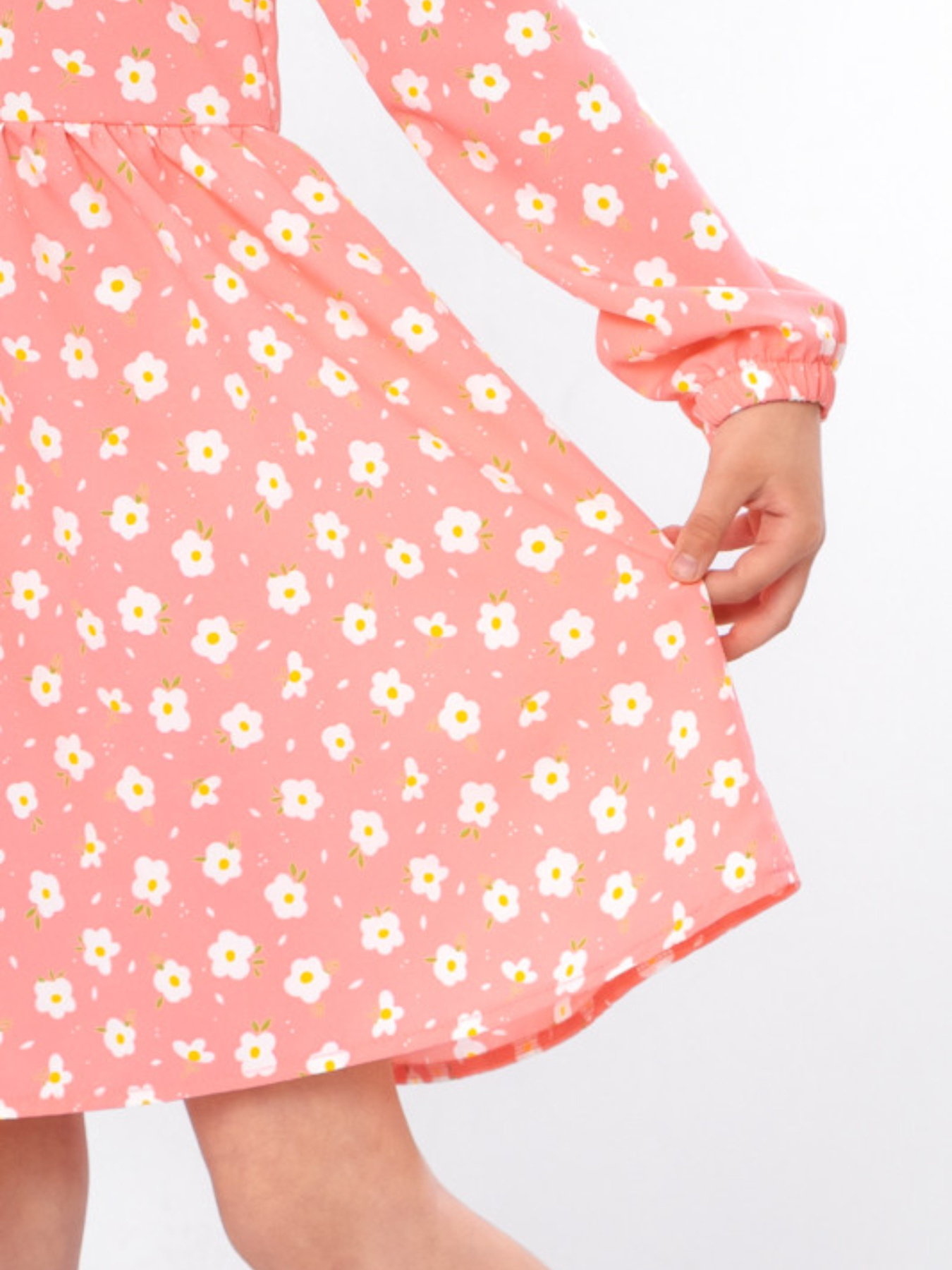 Платье миди Носи своє модель 6305-077-kvtochki-svtlij-koral Фото