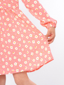 Платье миди Носи своє модель 6305-077-kvtochki-svtlij-koral Фото