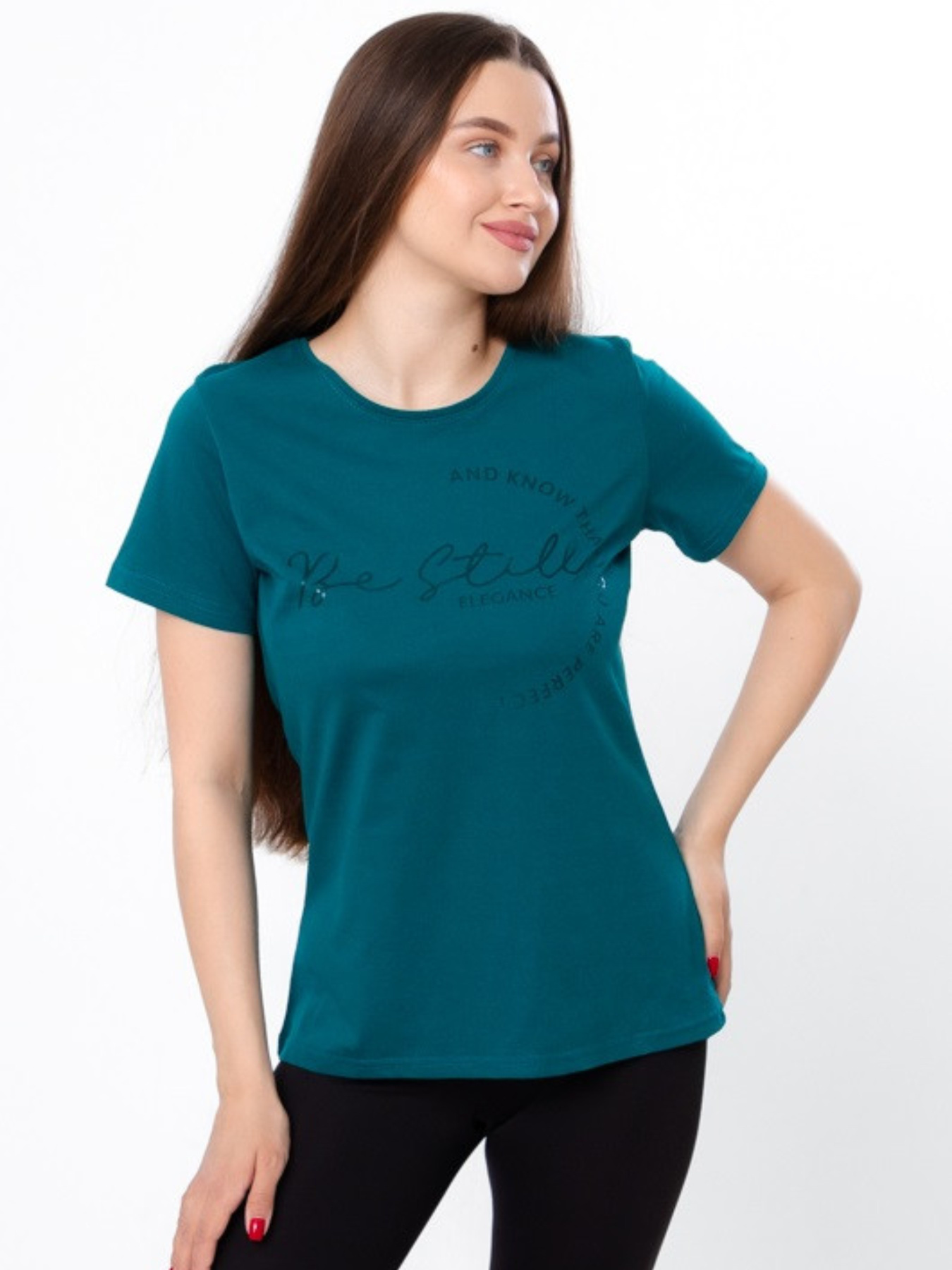 Футболка Носи своє модель 8188-001-33-1-smaragdovij-be-still Фото