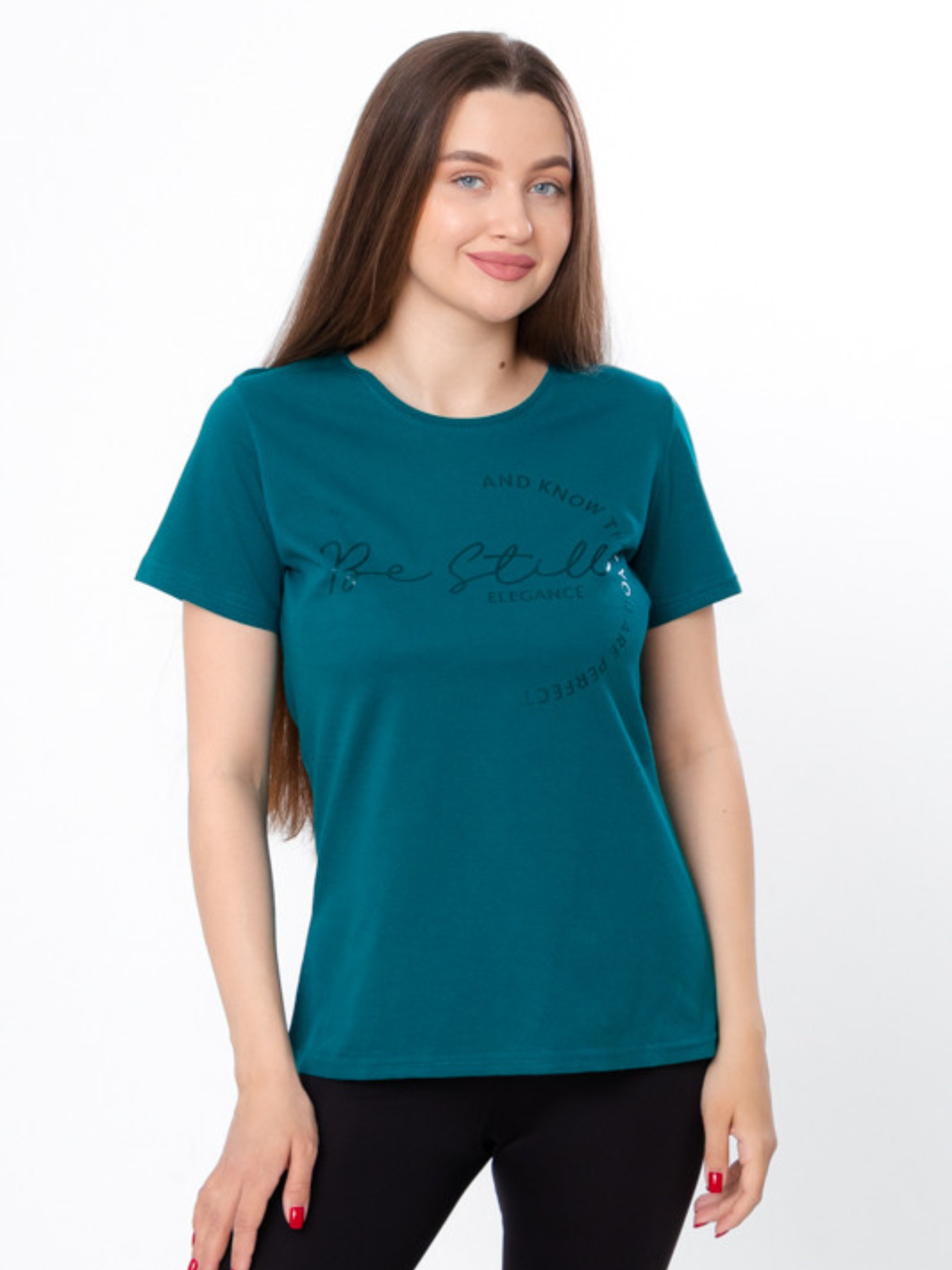 Футболка Носи своє модель 8188-001-33-1-smaragdovij-be-still Фото