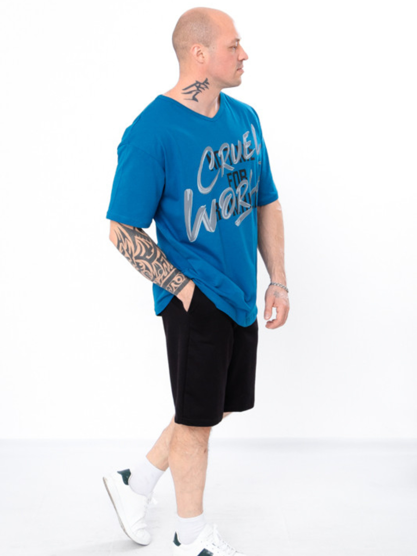 Повсякденний костюм Носи своє модель 8194-057-33-temna-bryuza-chornij Фото