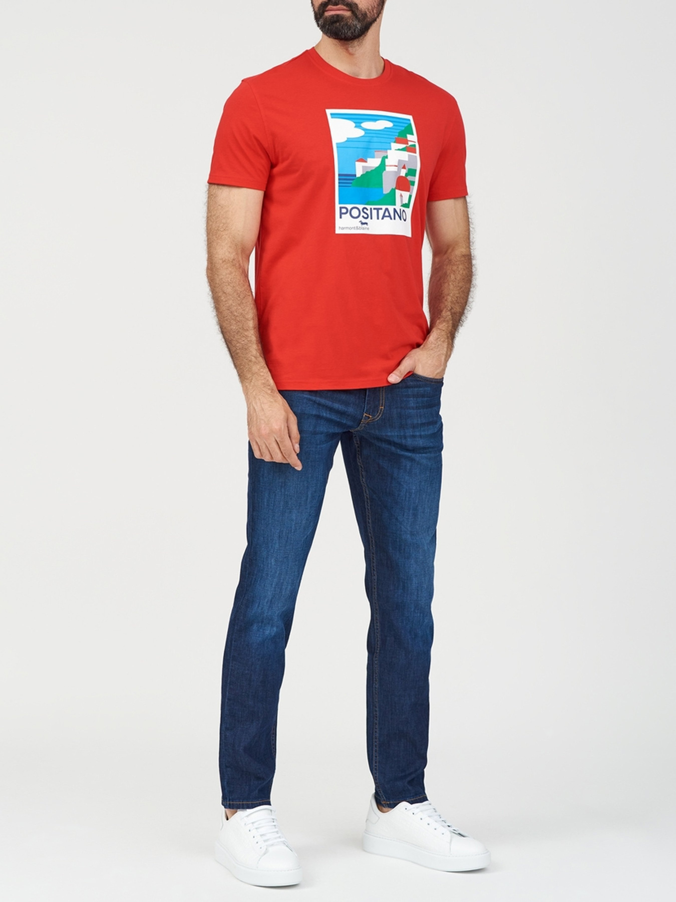 Прямые джинсы Harmont&Blaine модель WNL001059465B77_804 Фото