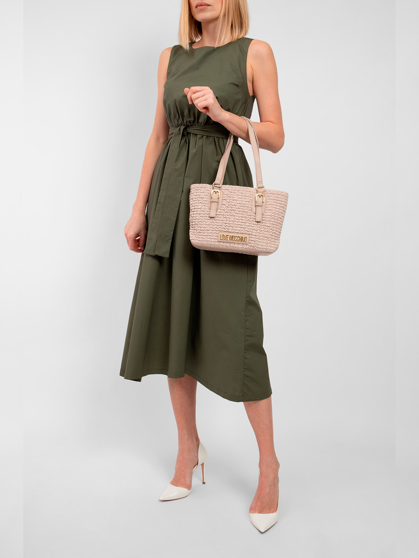 Платье миди Fred Mello модель FW24S26AU_ARMY Фото