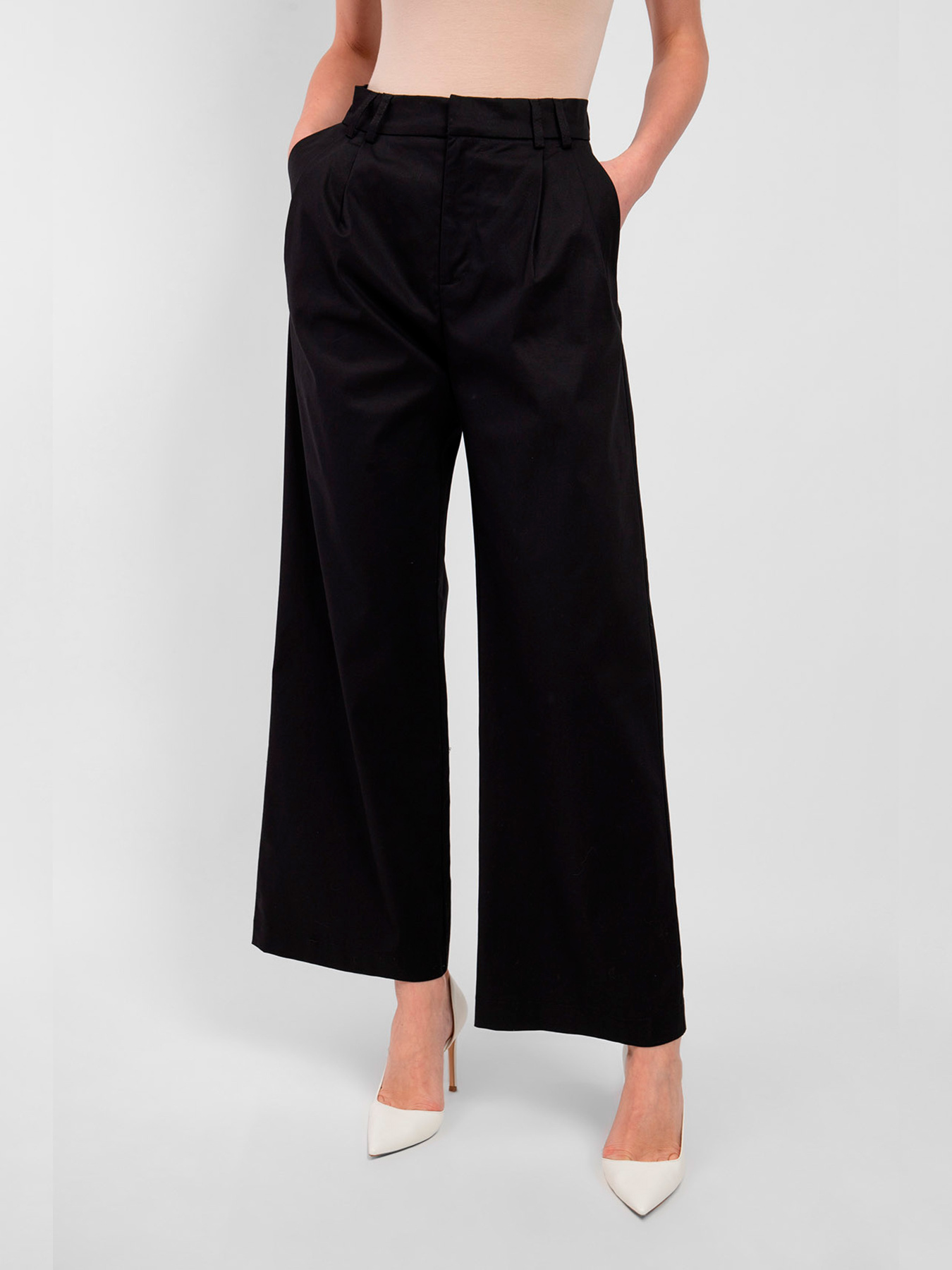 Палаццо Fred Mello модель FW24S18PU_BLACK Фото