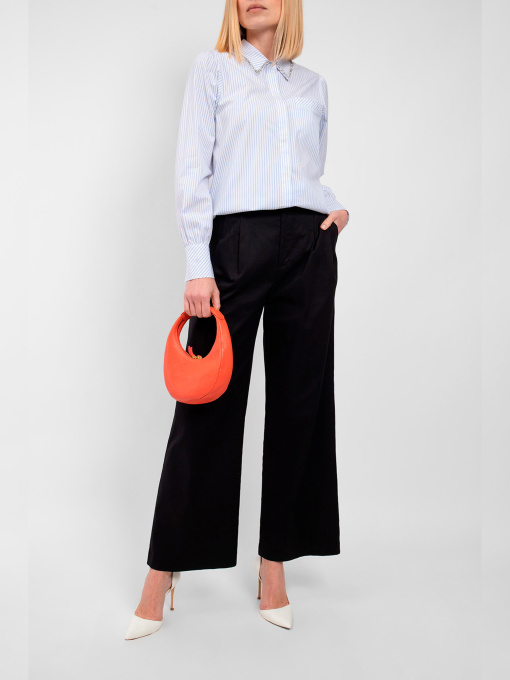 Палаццо Fred Mello модель FW24S18PU_BLACK Фото