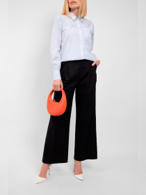 Палаццо Fred Mello модель FW24S18PU_BLACK Палаццо Fred Mello модель FW24S18PU_BLACK Фото