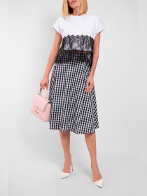 Юбка миди Fred Mello модель FW24S03GT_BLACK Юбка миди Fred Mello модель FW24S03GT_BLACK Фото