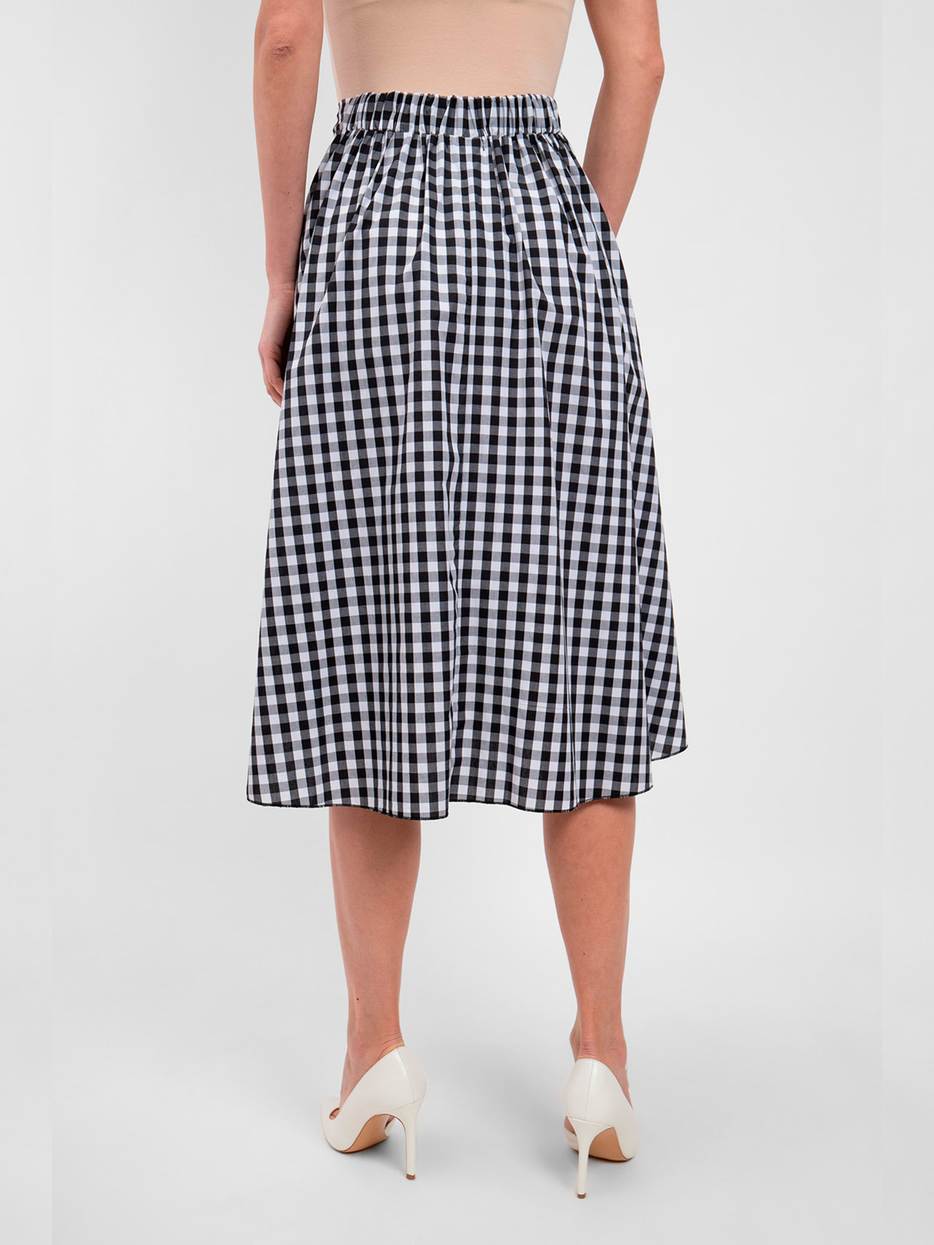 Спідниця міді Fred Mello модель FW24S03GT_BLACK Фото