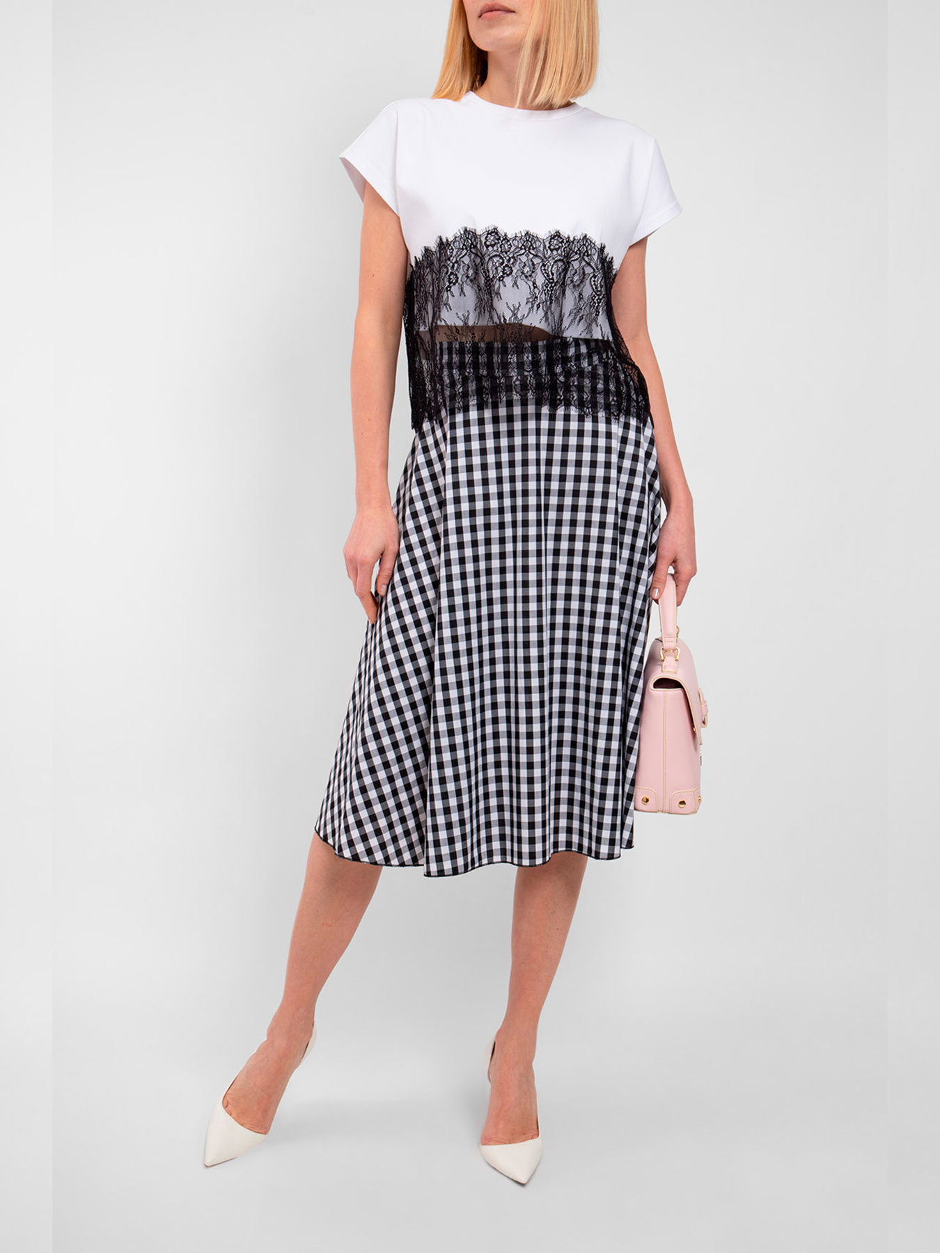 Спідниця міді Fred Mello модель FW24S03GT_BLACK Фото