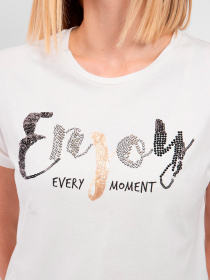 Футболка Fred Mello модель FW24S21TG_OFF.WHITE Фото