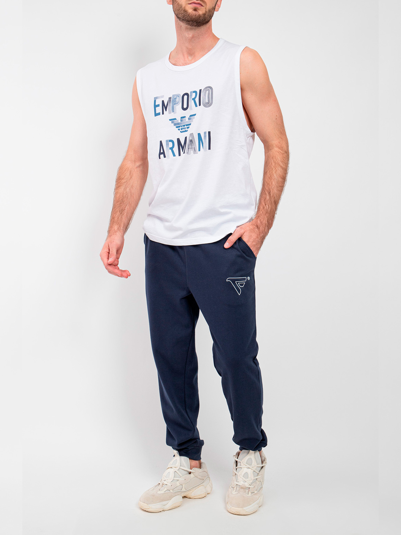 Спортивні штани Fred Mello модель FM24S01PF_BLUE Фото