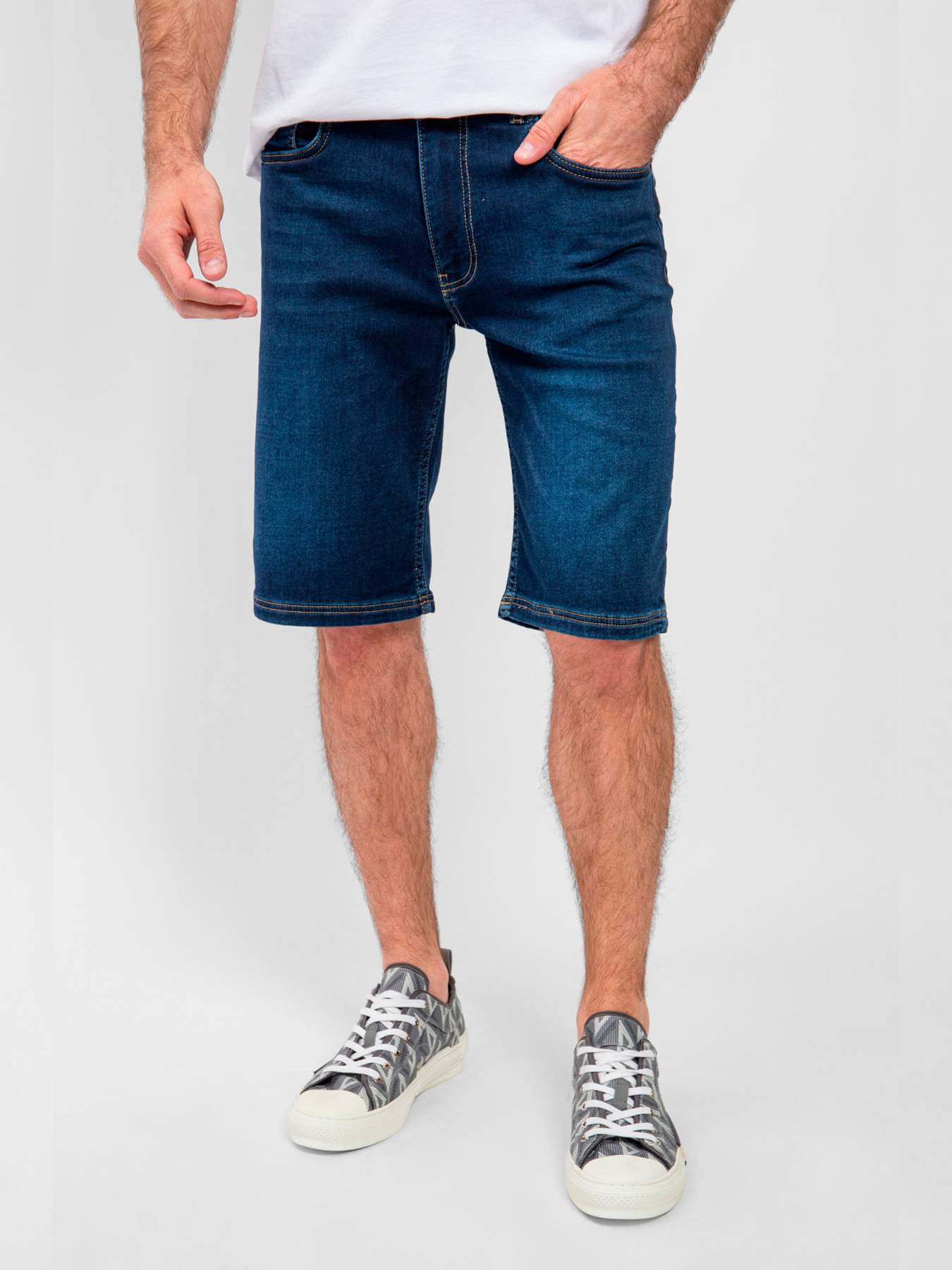 Шорты джинсовые Fred Mello модель FM24S32EF_DARK.BLUE Фото