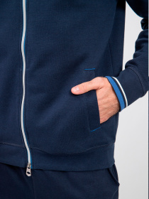 Кофта спортивная Fred Mello модель FM24S08FZ_BLUE Фото