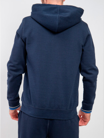 Спортивна кофта Fred Mello модель FM24S08FZ_BLUE Спортивна кофта Fred Mello модель FM24S08FZ_BLUE Фото