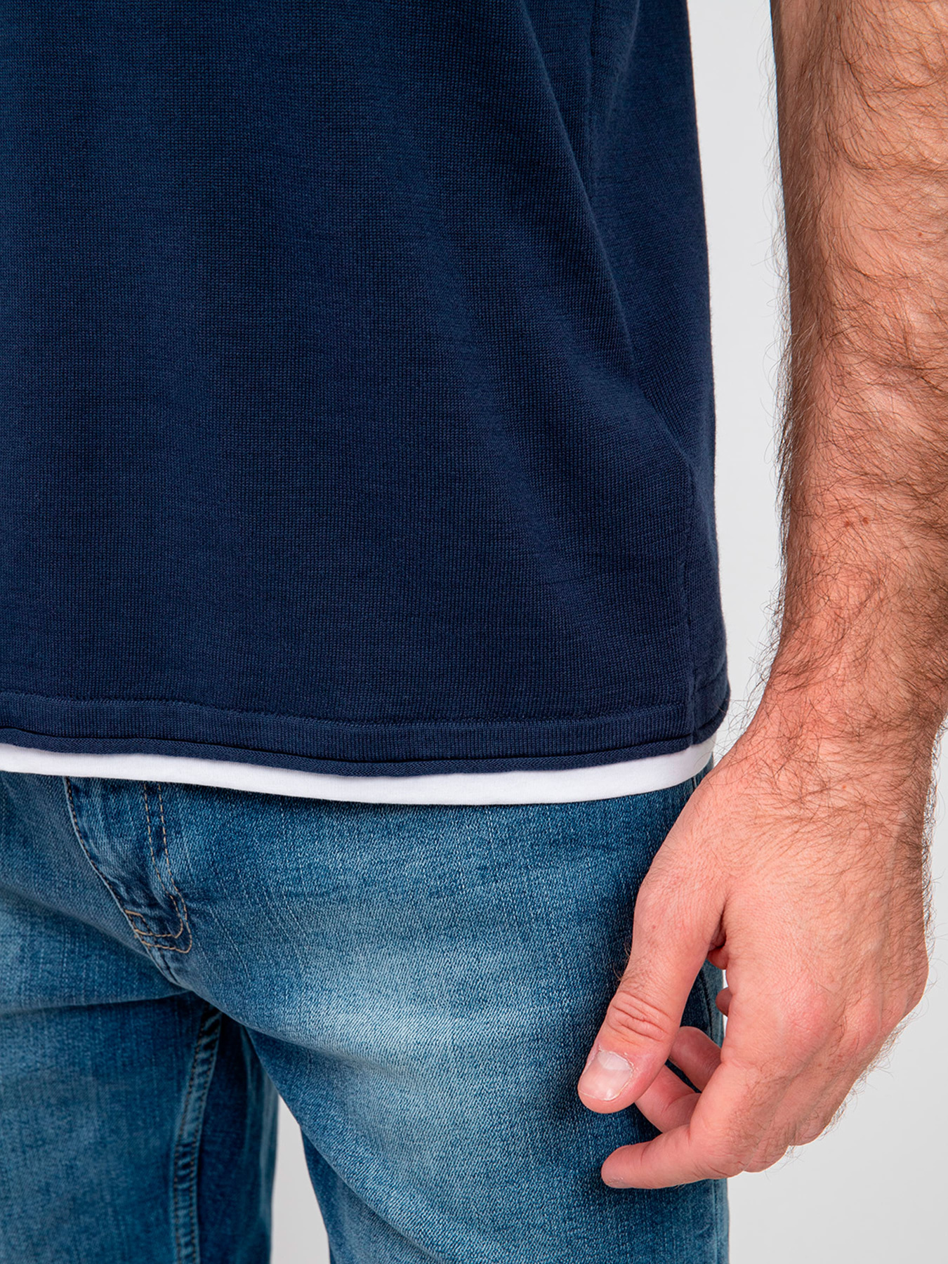 Футболка Fred Mello модель FM24S12MG_BLUE Фото