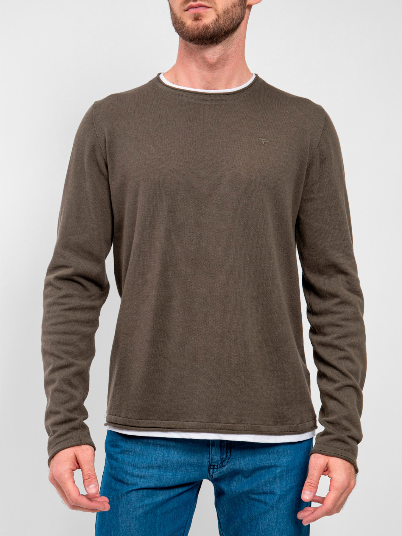 Джемпер Fred Mello модель FM24S11MG_ARMY Фото