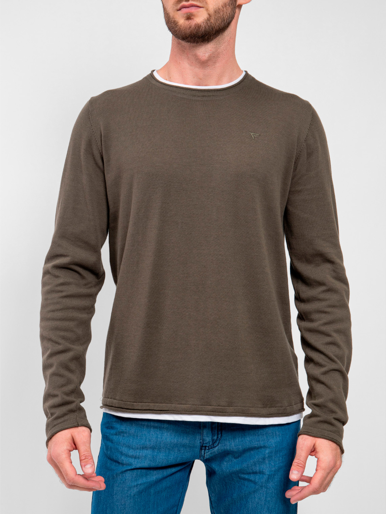 Джемпер Fred Mello модель FM24S11MG_ARMY Фото