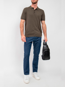 Поло Fred Mello модель FM24S07MA_ARMY Фото