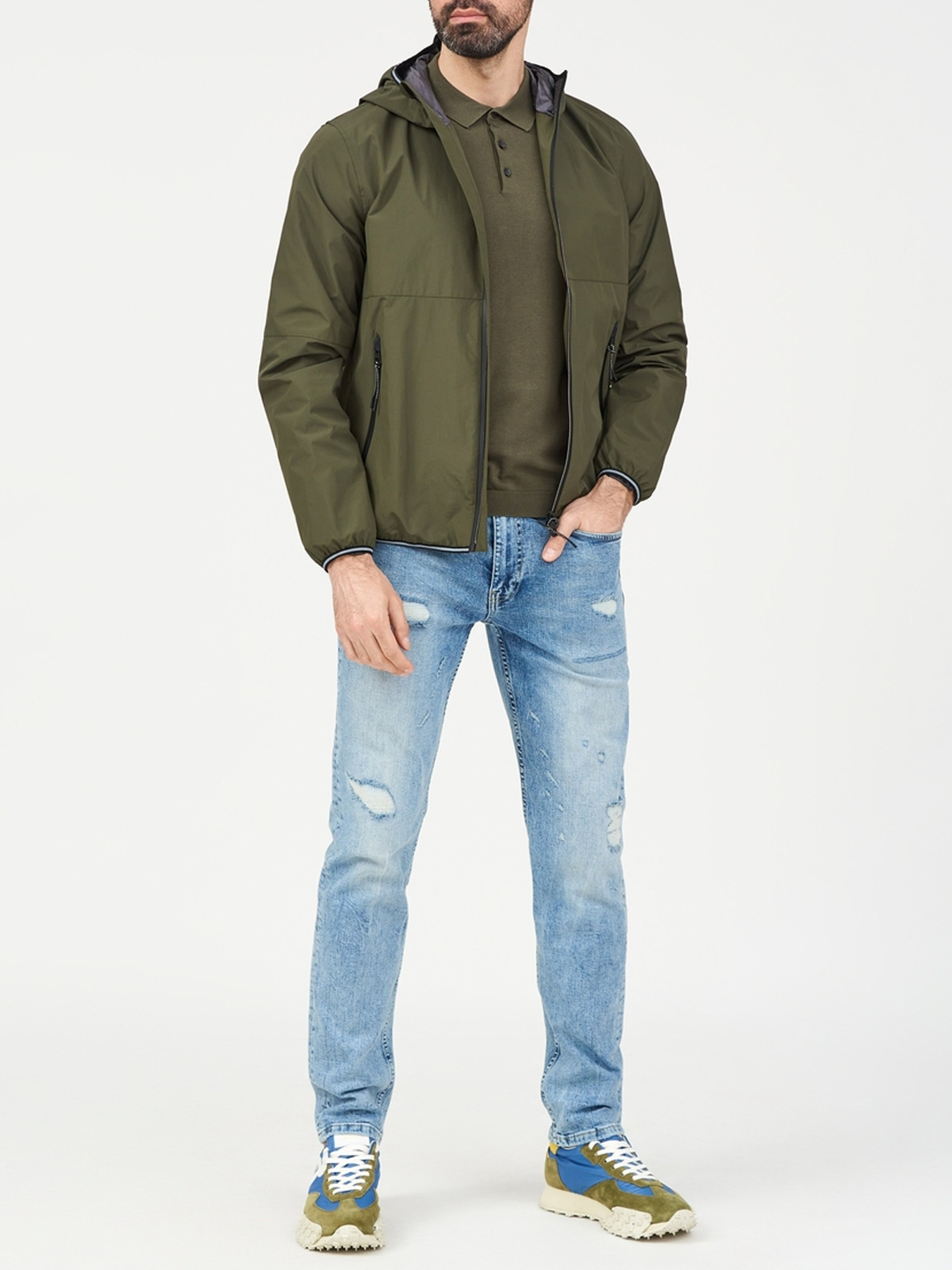 Ветровка Fred Mello модель FM24S05KU_ARMY Фото