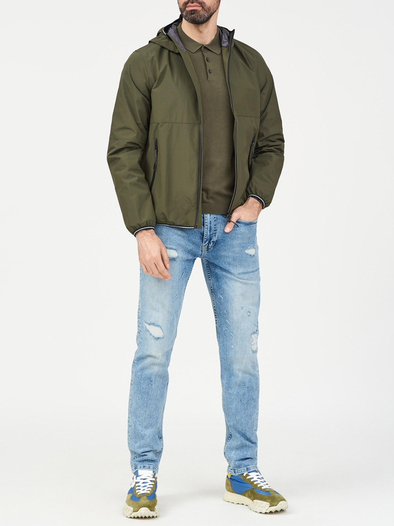 Ветровка Fred Mello модель FM24S05KU_ARMY Фото