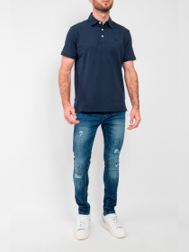 Поло Fred Mello модель FM24S05QU_BLUE Фото