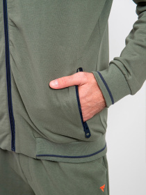 Кофта спортивная Fred Mello модель FM24S18FZ_SAGE Фото