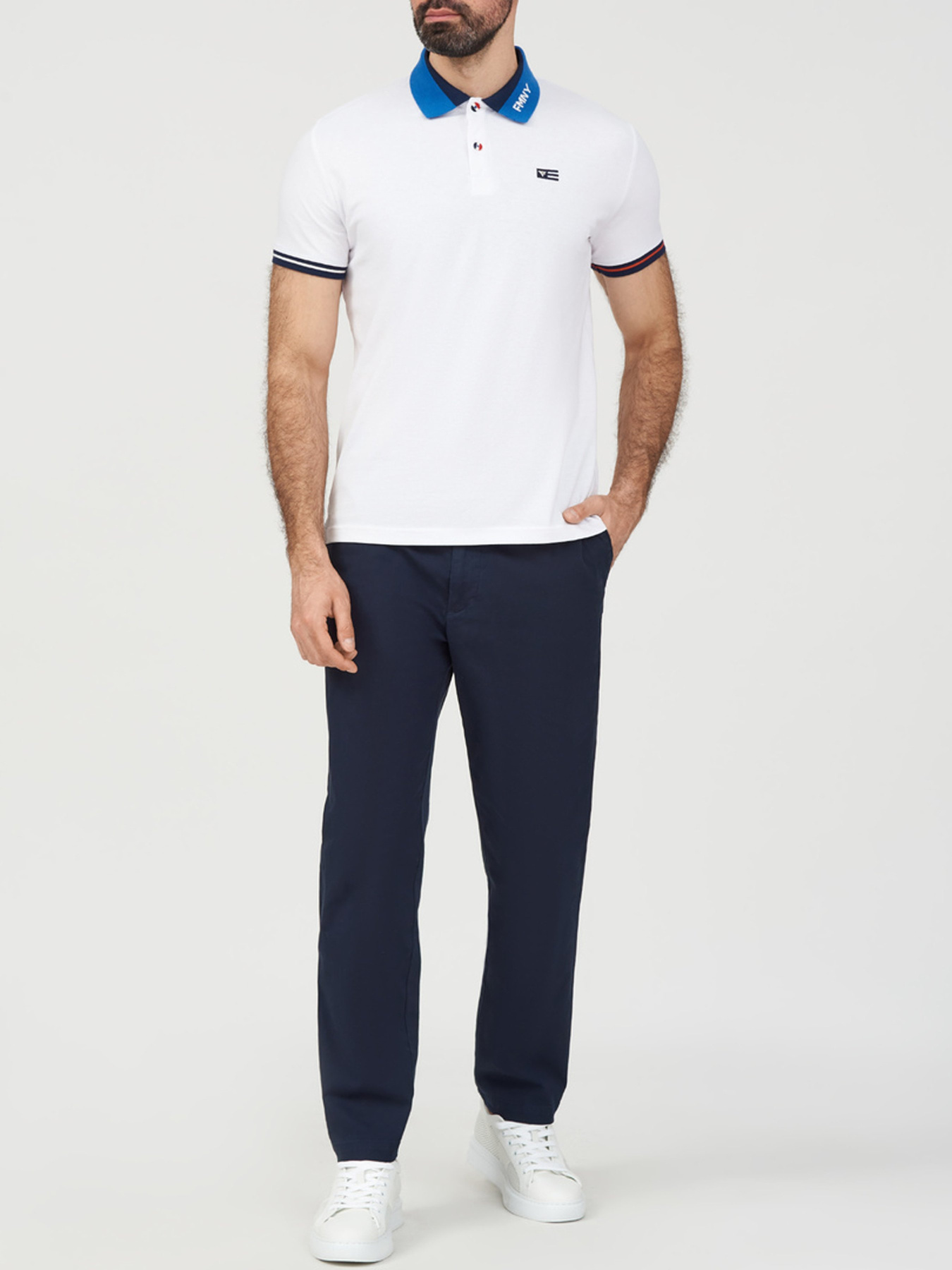 Поло Fred Mello модель FM24S20QU_WHITE Фото