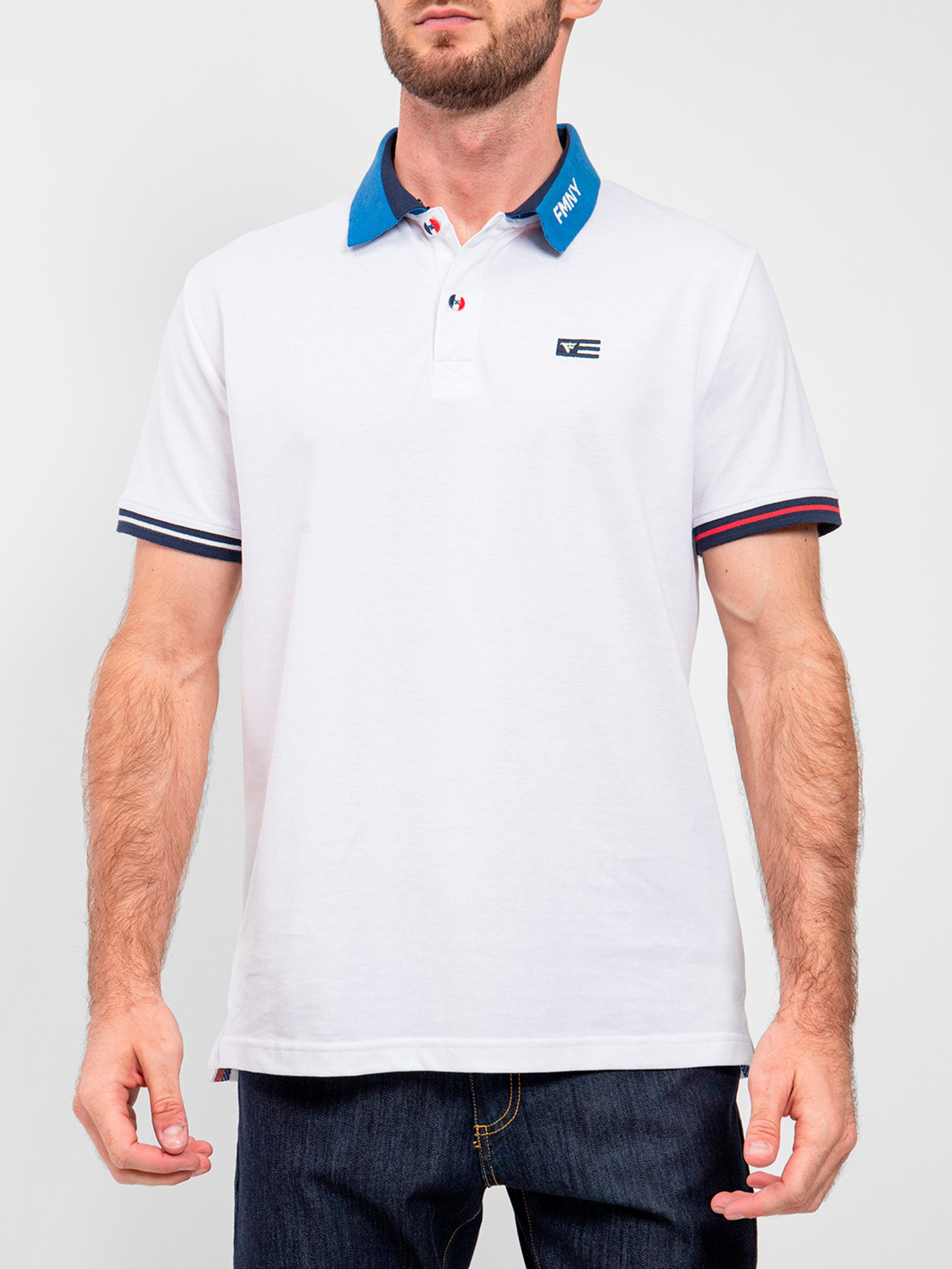 Поло Fred Mello модель FM24S20QU_WHITE Фото