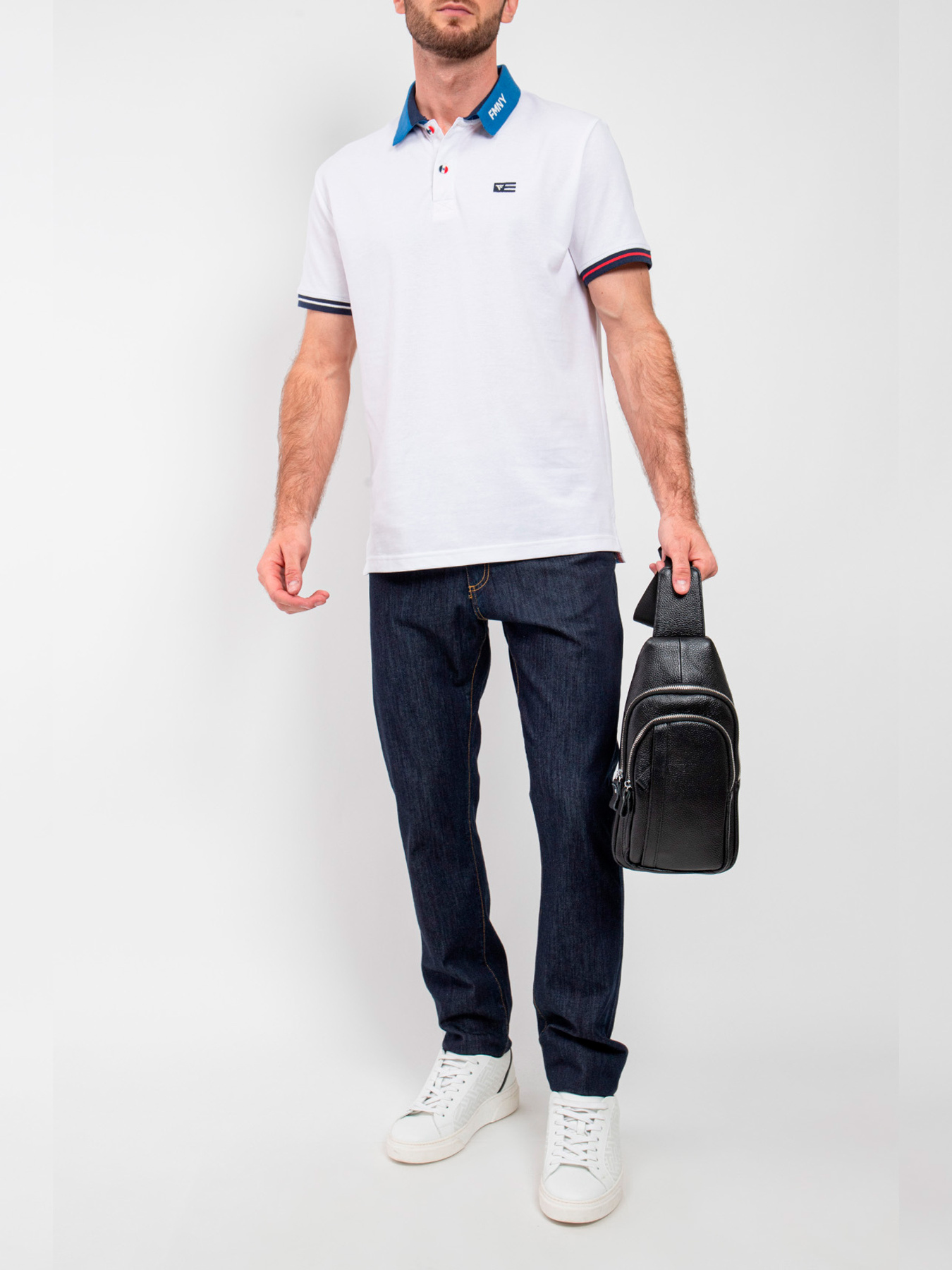 Поло Fred Mello модель FM24S20QU_WHITE Фото