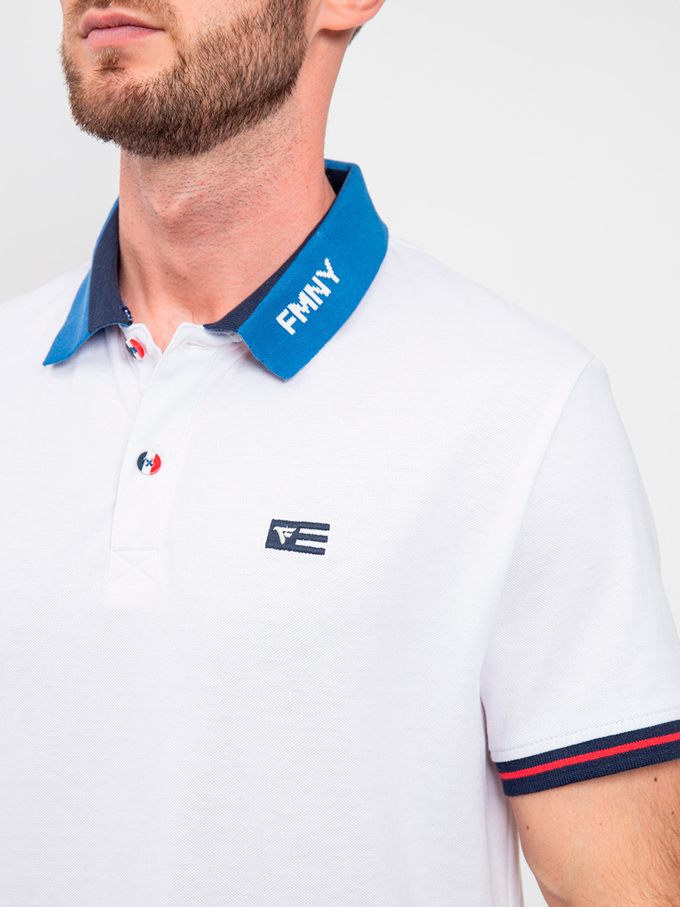 Поло Fred Mello модель FM24S20QU_WHITE Фото