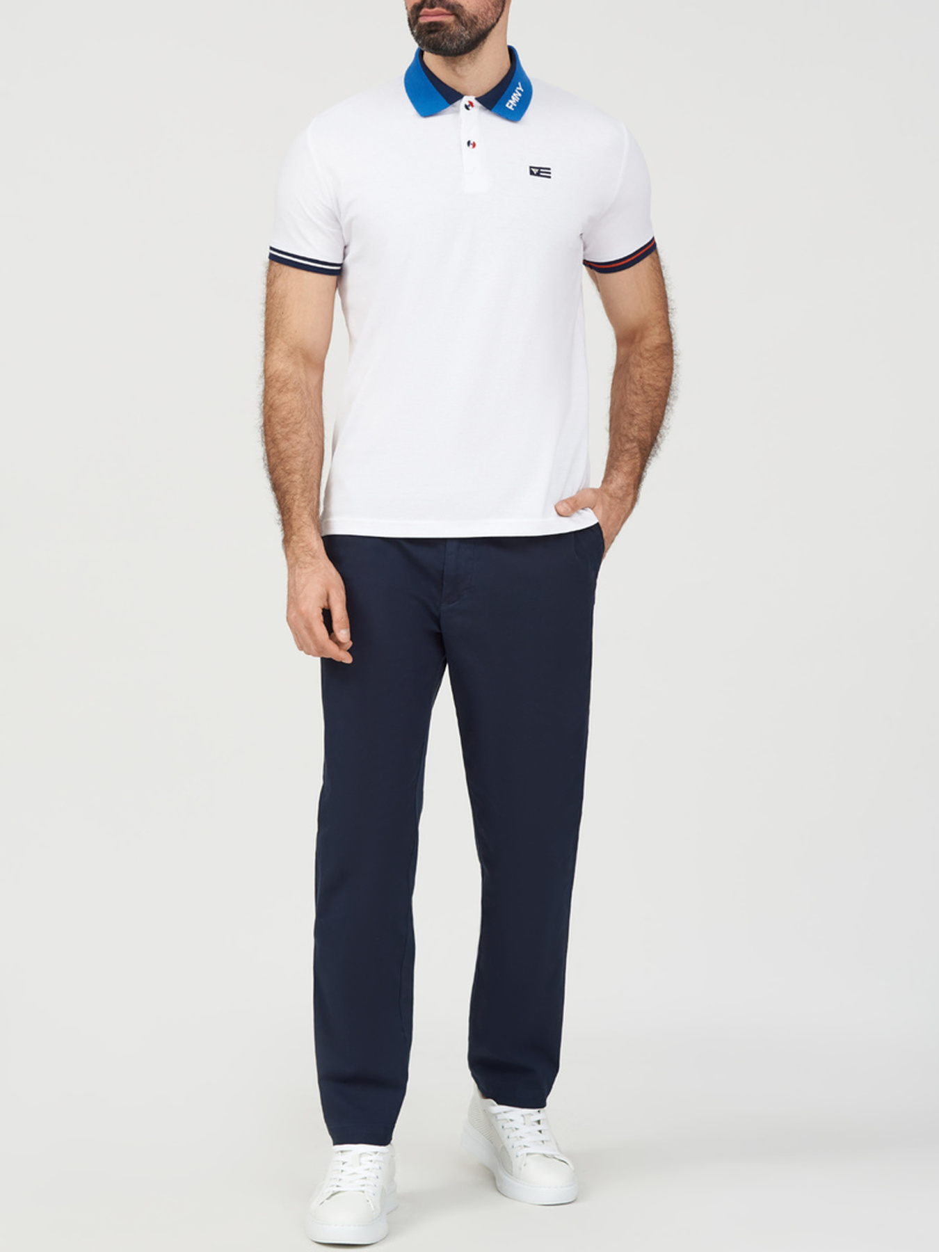 Поло Fred Mello модель FM24S20QU_WHITE Фото