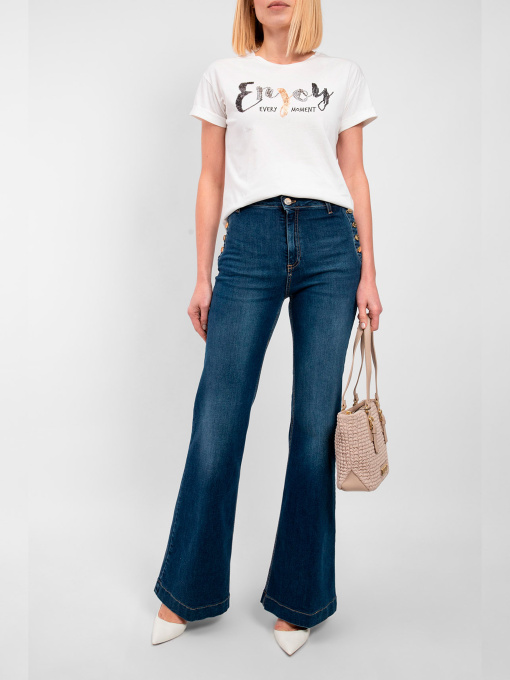 Расклешенные джинсы KOCCA модель P24PPD2087ABUNL440 Фото