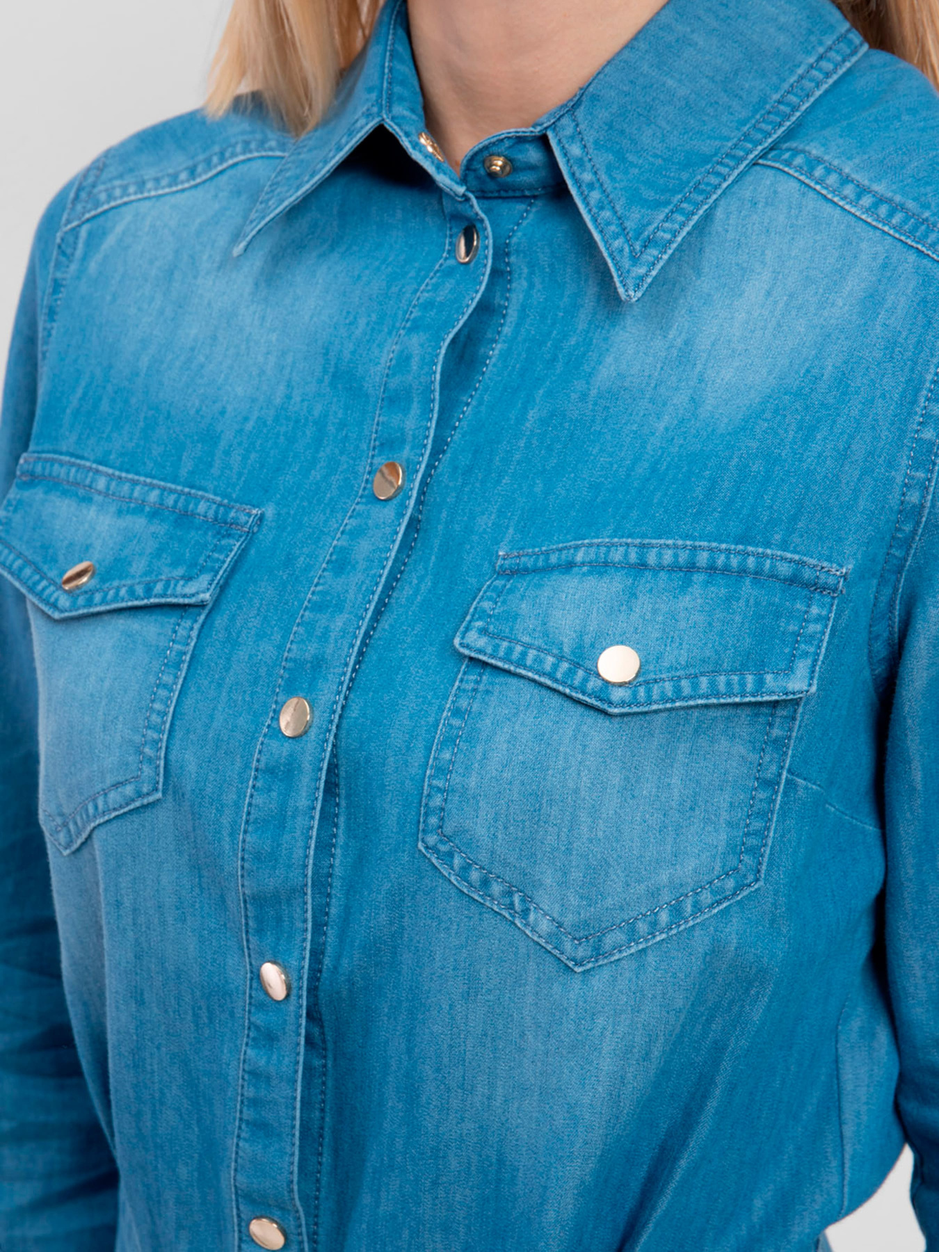 Джинсовый комбинезон KOCCA модель P24PTU2002ABUNL452 Джинсовый комбинезон KOCCA модель P24PTU2002ABUNL452 Фото