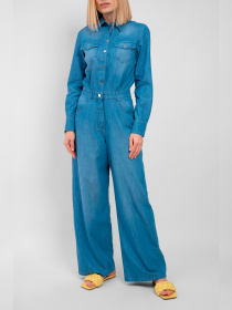 Джинсовый комбинезон KOCCA модель P24PTU2002ABUNL452 Джинсовый комбинезон KOCCA модель P24PTU2002ABUNL452 Фото