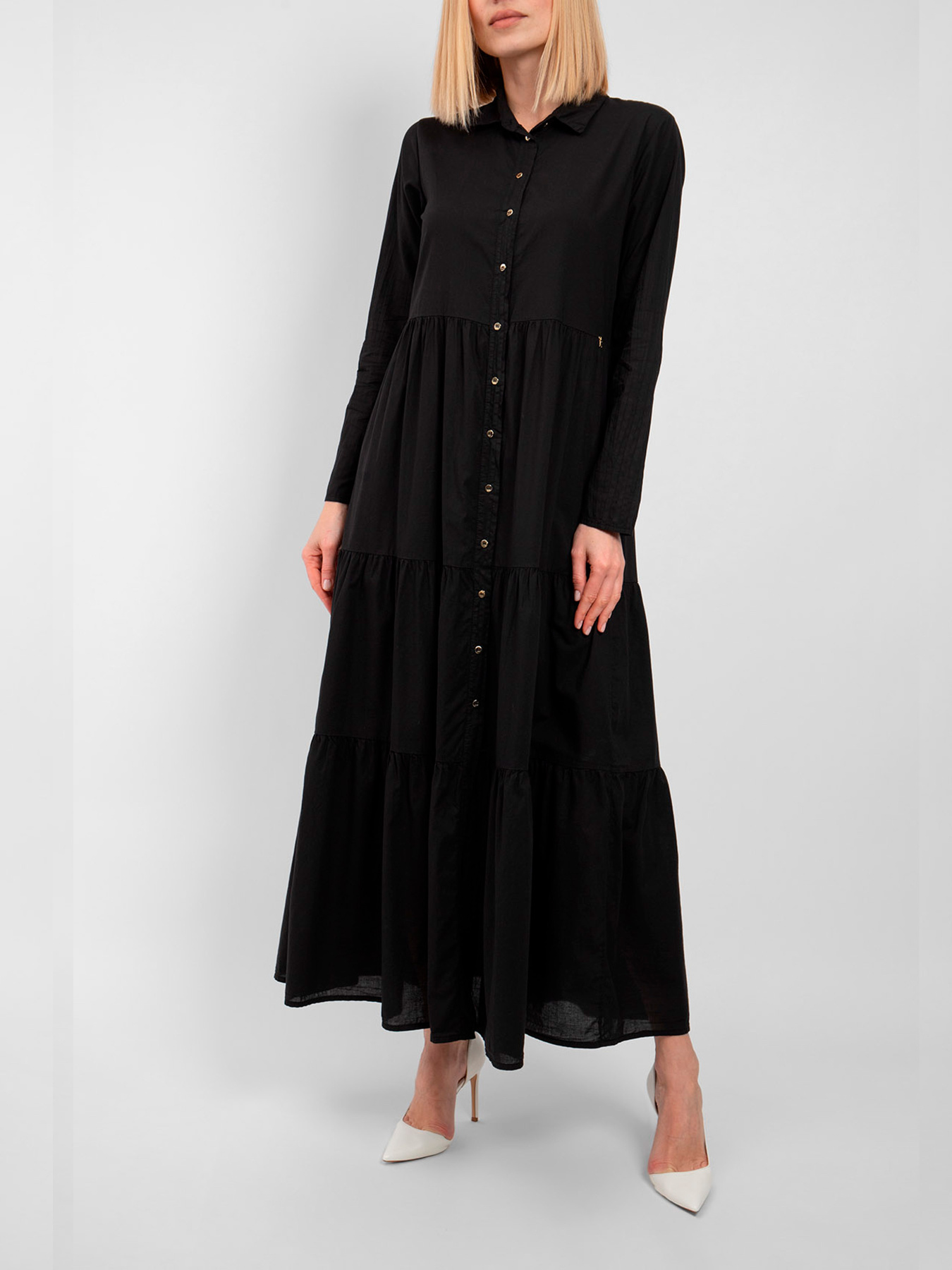 Платье макси KOCCA модель P24PAB1755ABUN00016 Платье макси KOCCA модель P24PAB1755ABUN00016 Фото