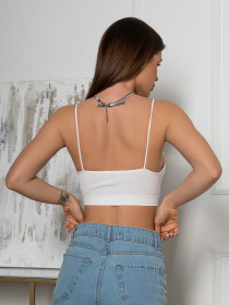 Топ ISSA Plus модель BL3-63_белый Фото