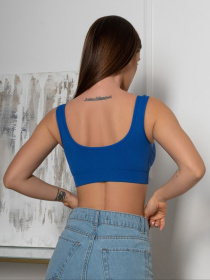 Топ ISSA Plus модель BL3-79_синий Топ ISSA Plus модель BL3-79_синий Фото