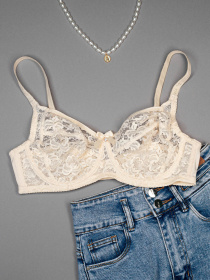 Бюстгальтер ISSA Plus модель BL3-88_бежевый Фото