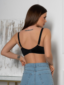 Бюстгальтер ISSA Plus модель BL3-88_черный Фото