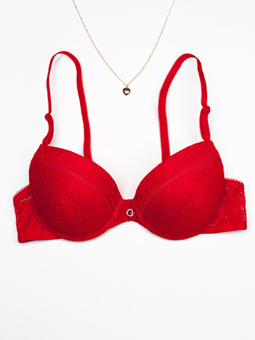 Бюстгальтер ISSA Plus модель BL3-90_красный Фото