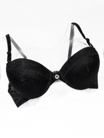 Бюстгальтер ISSA Plus модель BL3-90_черный Фото