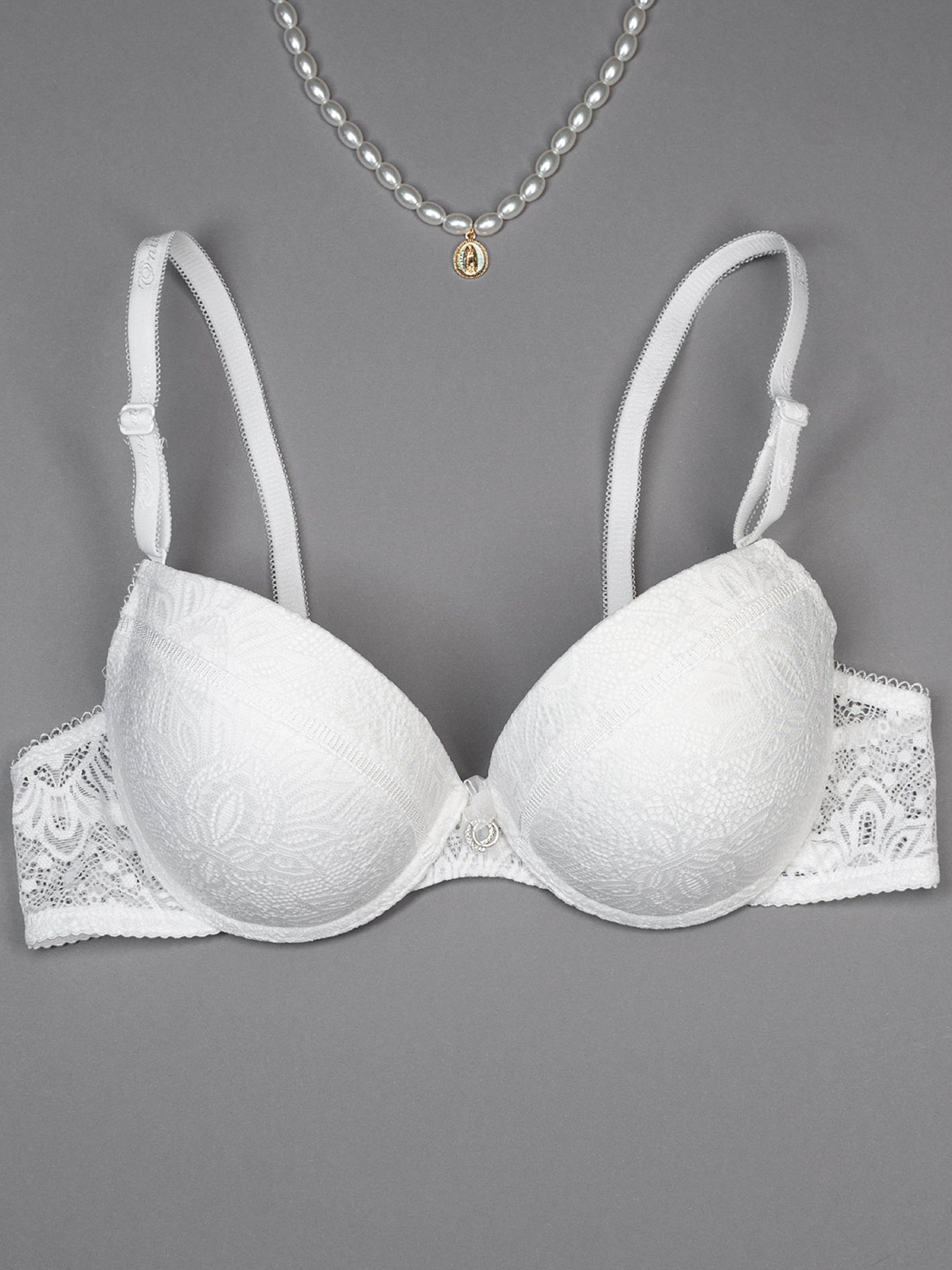 Бюстгальтер ISSA Plus модель BL3-90_белый Фото