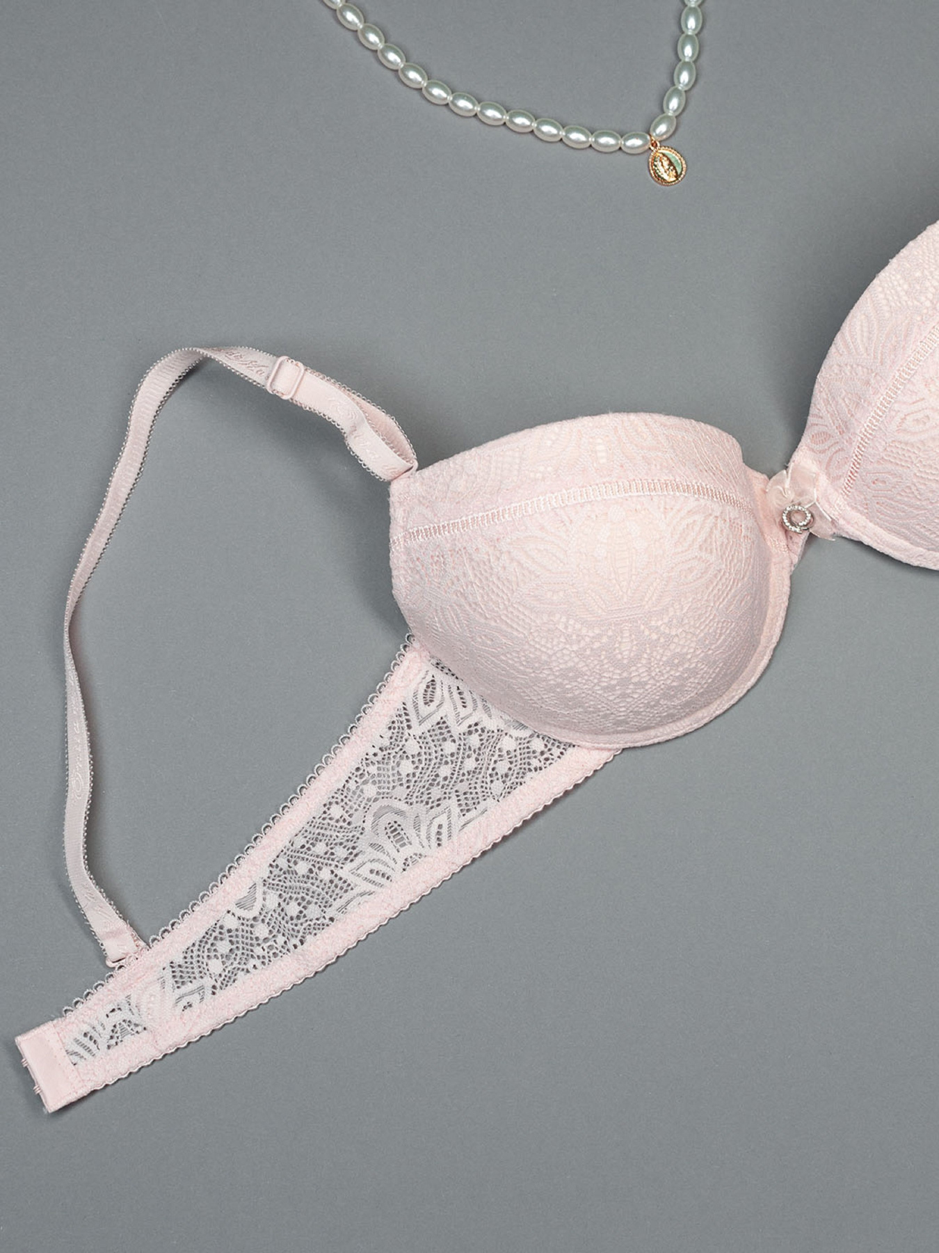 Бюстгальтер ISSA Plus модель BL3-90_розовый Фото