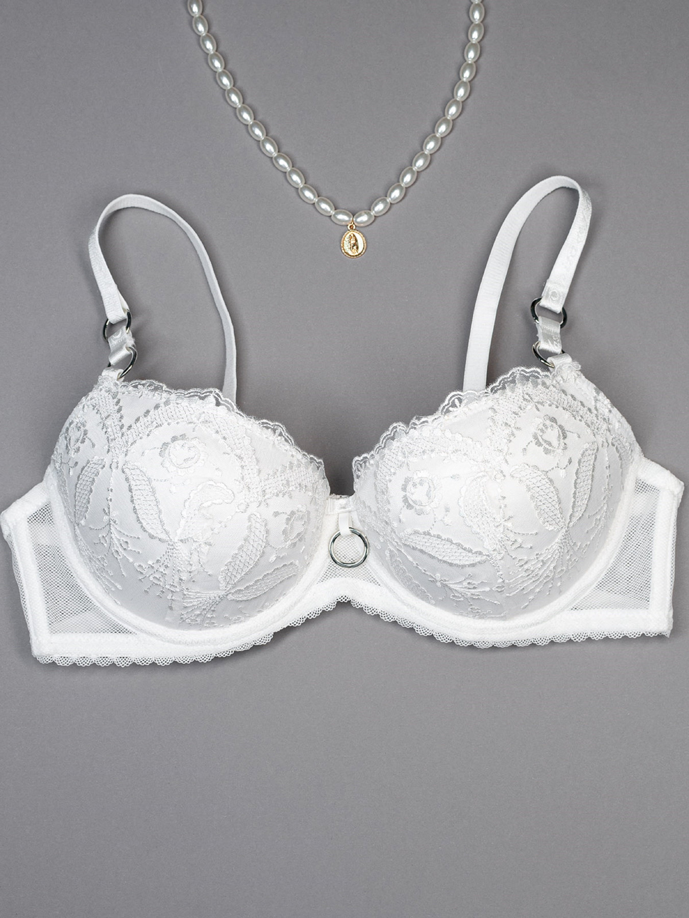 Бюстгальтер ISSA Plus модель BL3-91_белый Фото